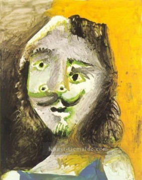  man - Tete d Man 93 1971 cubist Pablo Picasso